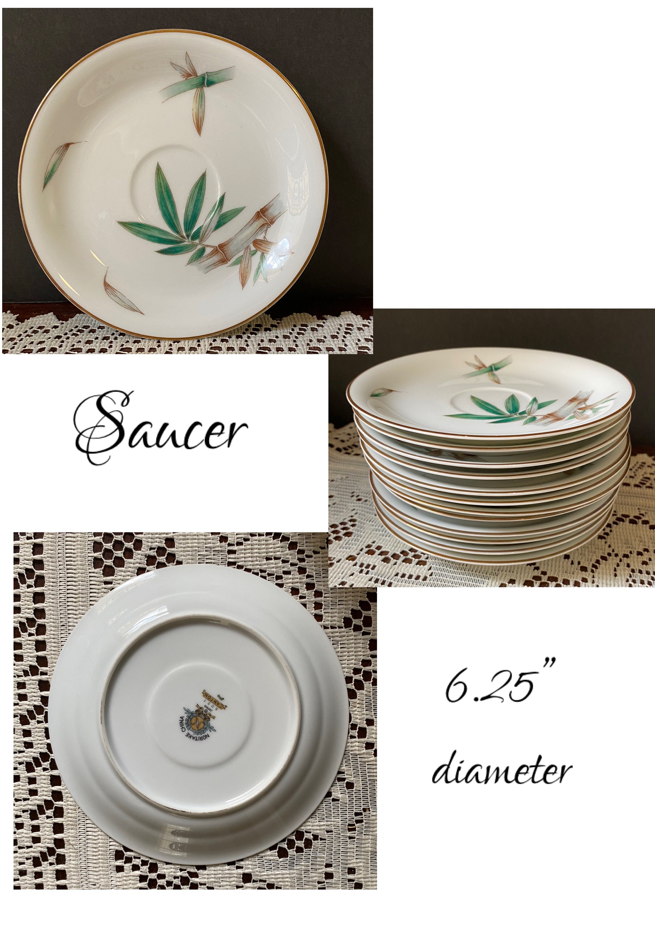 Vintage Noritake Canton 5027 Bamboo Fine China - Etsy