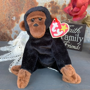 Ty Beanie Baby, Congo the Gorilla, 1996 Vintage Beanie Babies