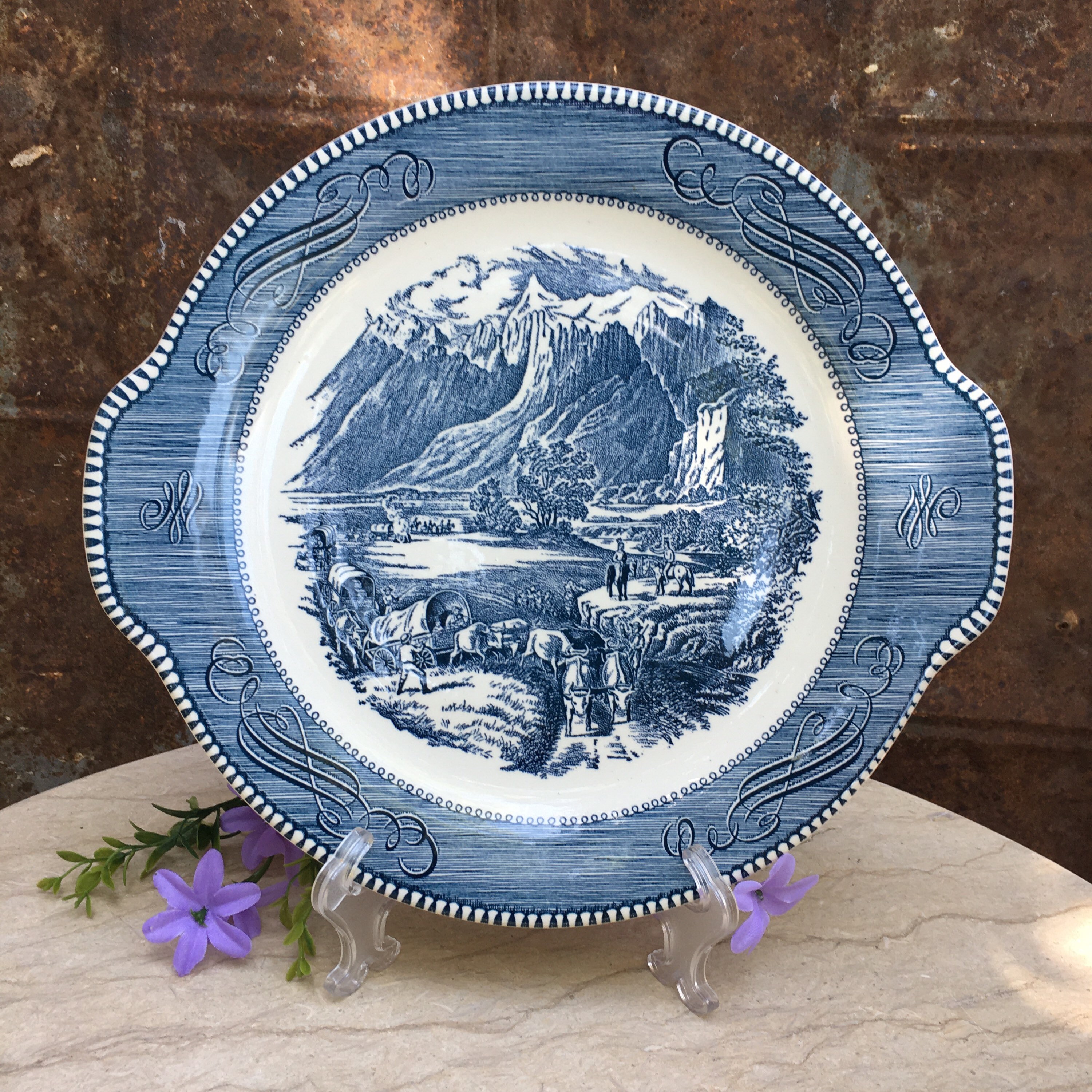 Currier and clearance ives platter