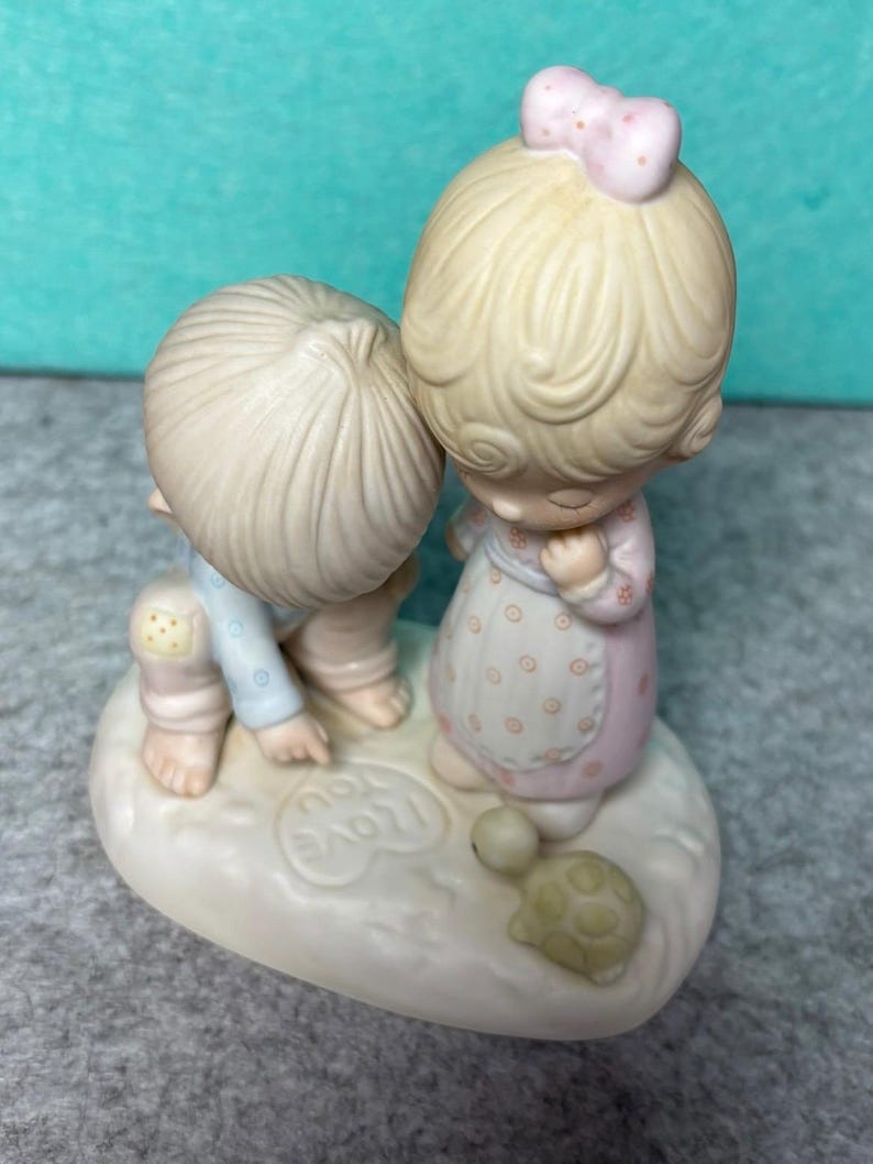 Vintage Precious Moments Thou Art Mine Figurine, - Etsy