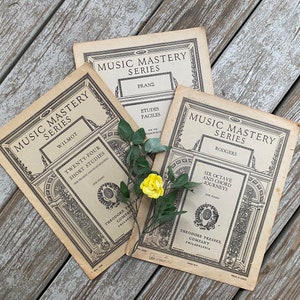 Music Mastery Series - Wilmot Twenty-Four Short Studies - Rodgers Six Octave and Chord Journeys - Franz Etudes Faciles - Piano Sheet Music