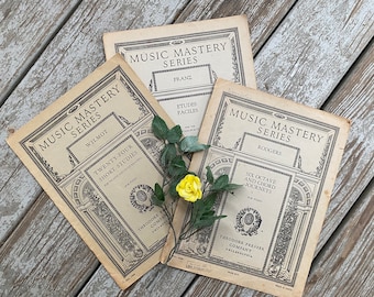 Music Mastery Series - Wilmot Twenty-Four Short Studies - Rodgers Six Octave and Chord Journeys - Franz Etudes Faciles - Bladmuziek voor piano
