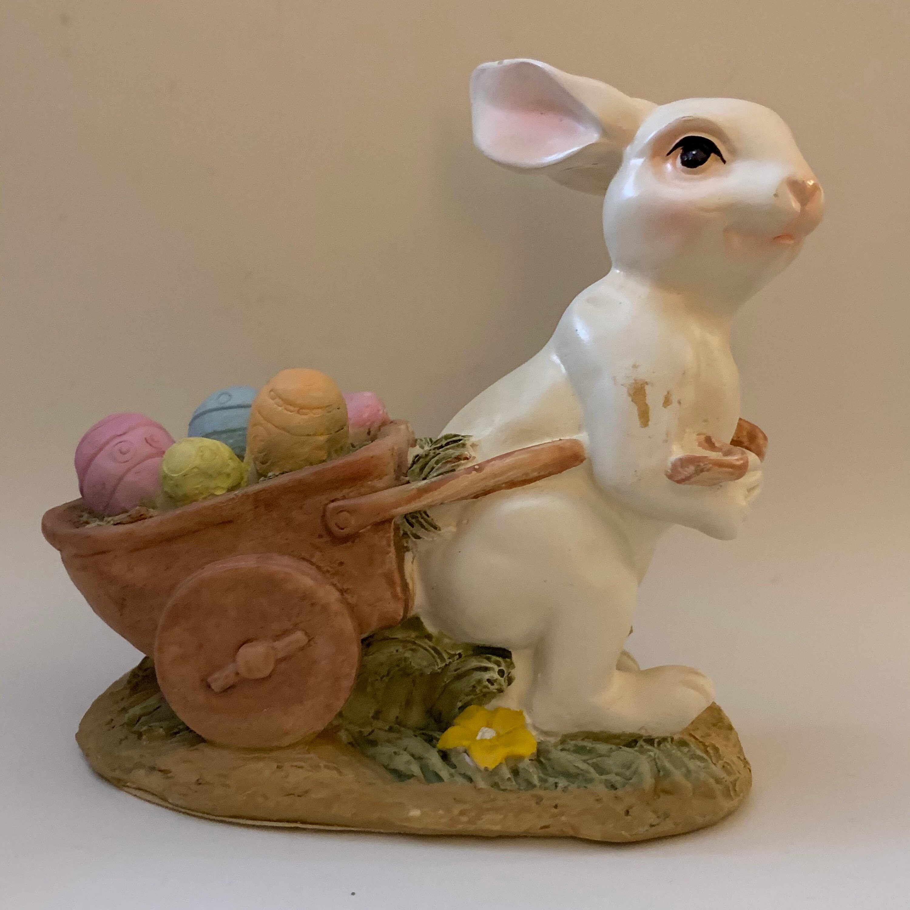 Vintage Ks Collection Rabbit Figurine White Bunny Rabbit Etsy