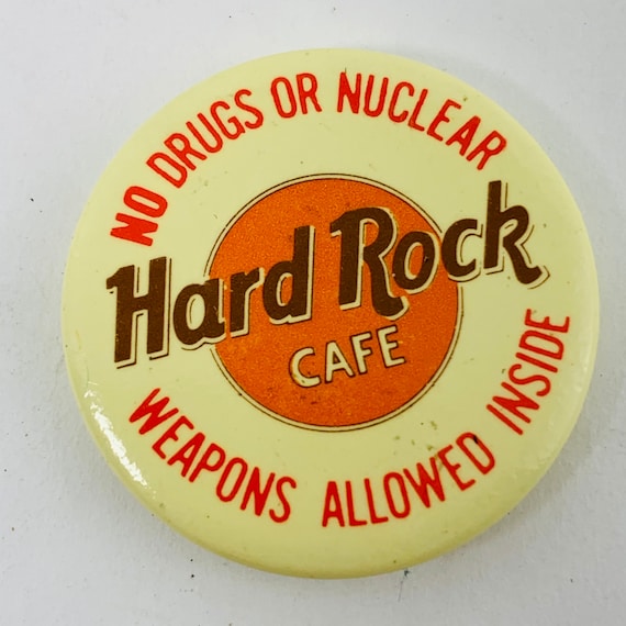Vintage Hard Rock Cafe Pin, Souvenir Pin, Collector Button Pin - Etsy