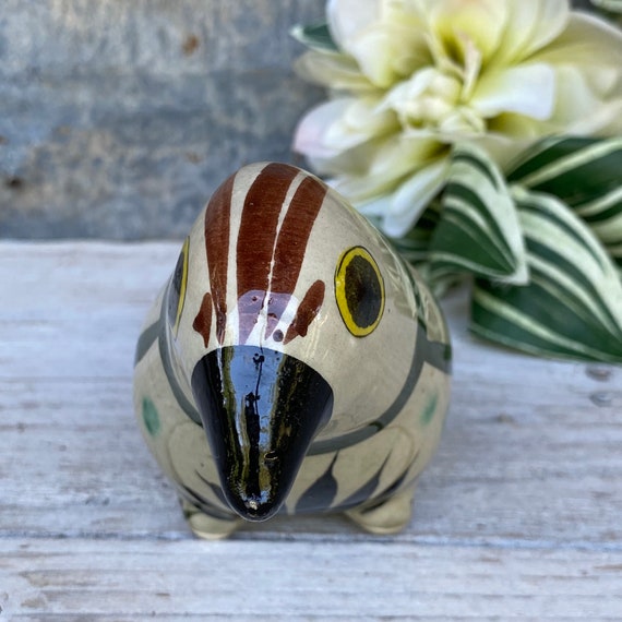 メキシコのトナラ陶器の鳥の置物、メキシコ製、ヴィンテージ - Etsy 日本