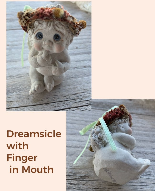 Vintage Dreamsicles Cherub Angel Figurines Finger Food - Etsy