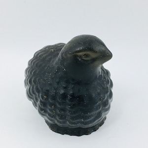 Small Quail Bird Figurine, Chukar Partridge, Wax Like
