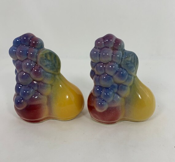 ソルト　ペッパー　シェイカー　りんご　アメリカ 1950 年代のヴィンテージ アップル ソルト アンド ペッパー シェーカー