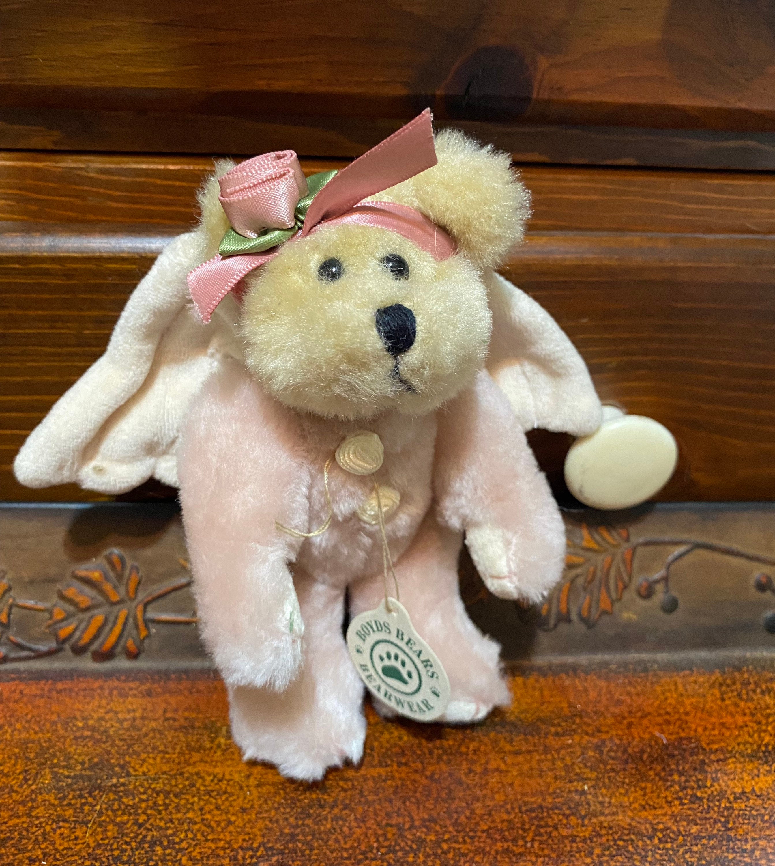 Boyds Bears Plush Angel Bear Ornaments - Serena Goodnight, Cassie