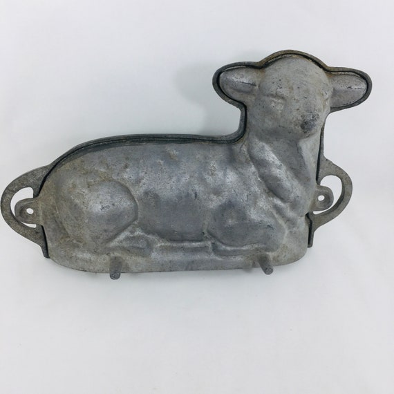 Aluminum Easter Lamb Cake Pan Mild Etsy