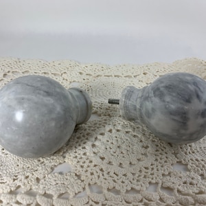 Heavy Duty Marble Door Knob - Furniture Finial -