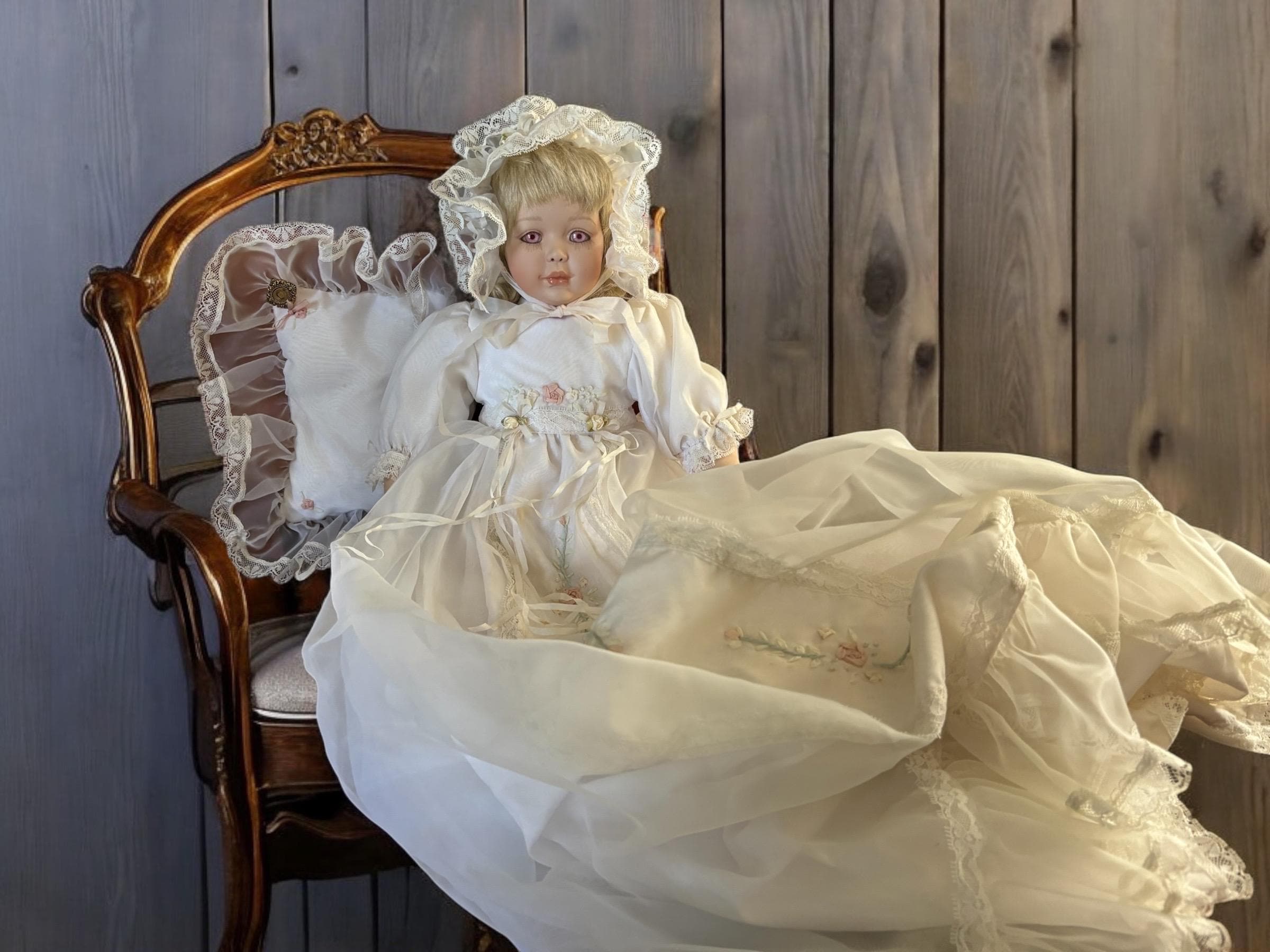 Ashton Drake Victorian Serenity Porcelain Doll - Cindy Mcclure - A