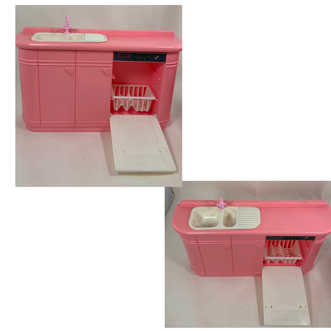 1990s Barbie Kitchen Playset Barbie Stove Dishwasher and Etsy