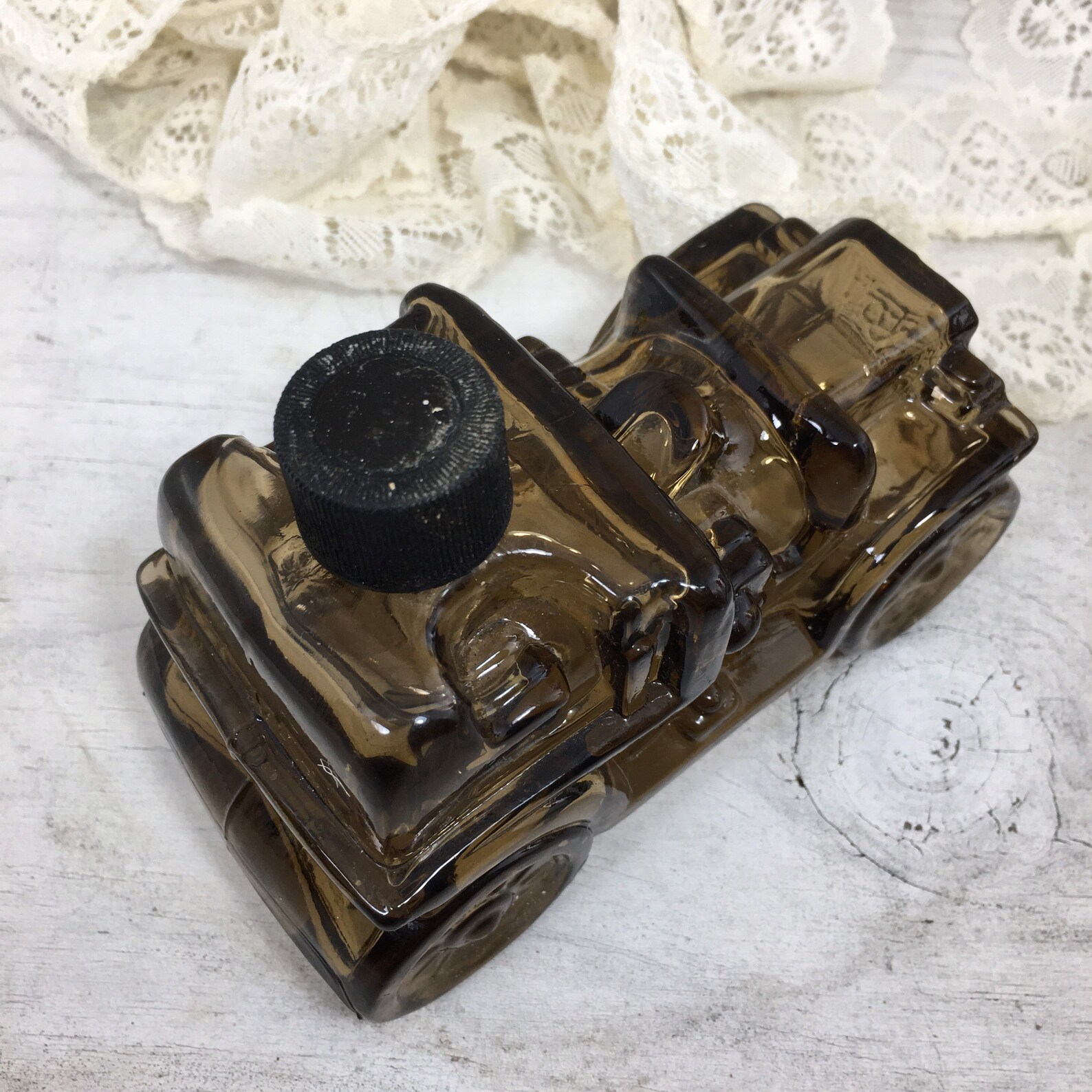 Avon Car Cologne Bottle Vintage Avon Amber Brown Antique Car Etsy