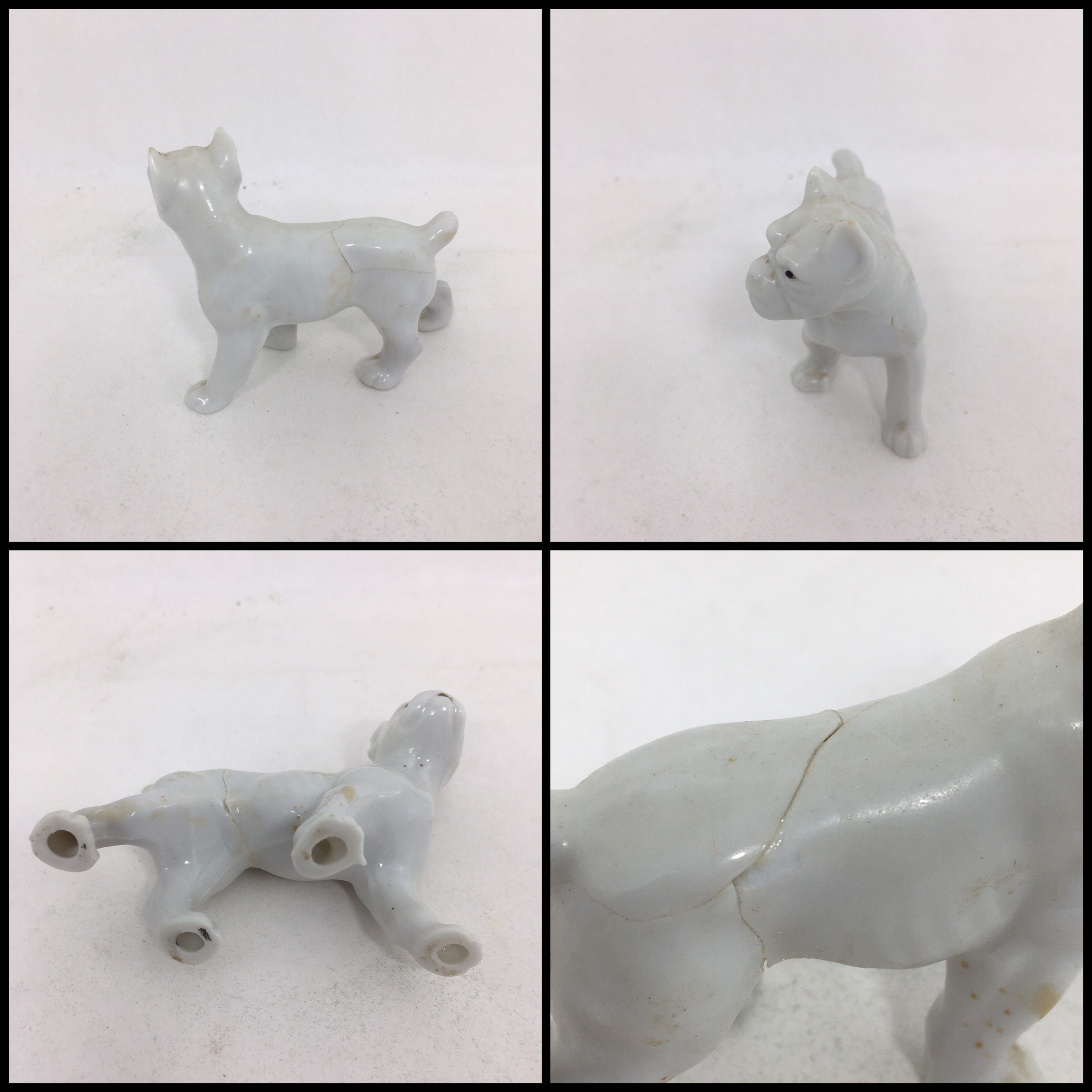 ボクサー置物　犬　陶器　日本製 ヴィンテージ ボクサー犬 置物 - 日本製陶器製犬 - Etsy 日本