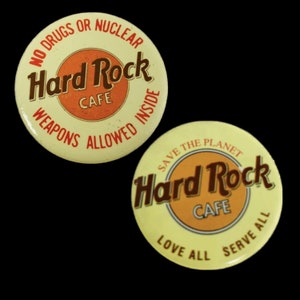 Vintage Hard Rock Cafe Anstecker, Anstecker Anstecker
