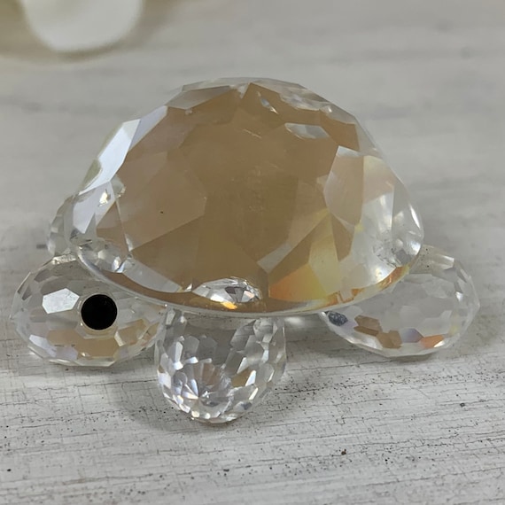スワロフスキー フィギュリン 亀 置物 SWAROVSKI 管mpr