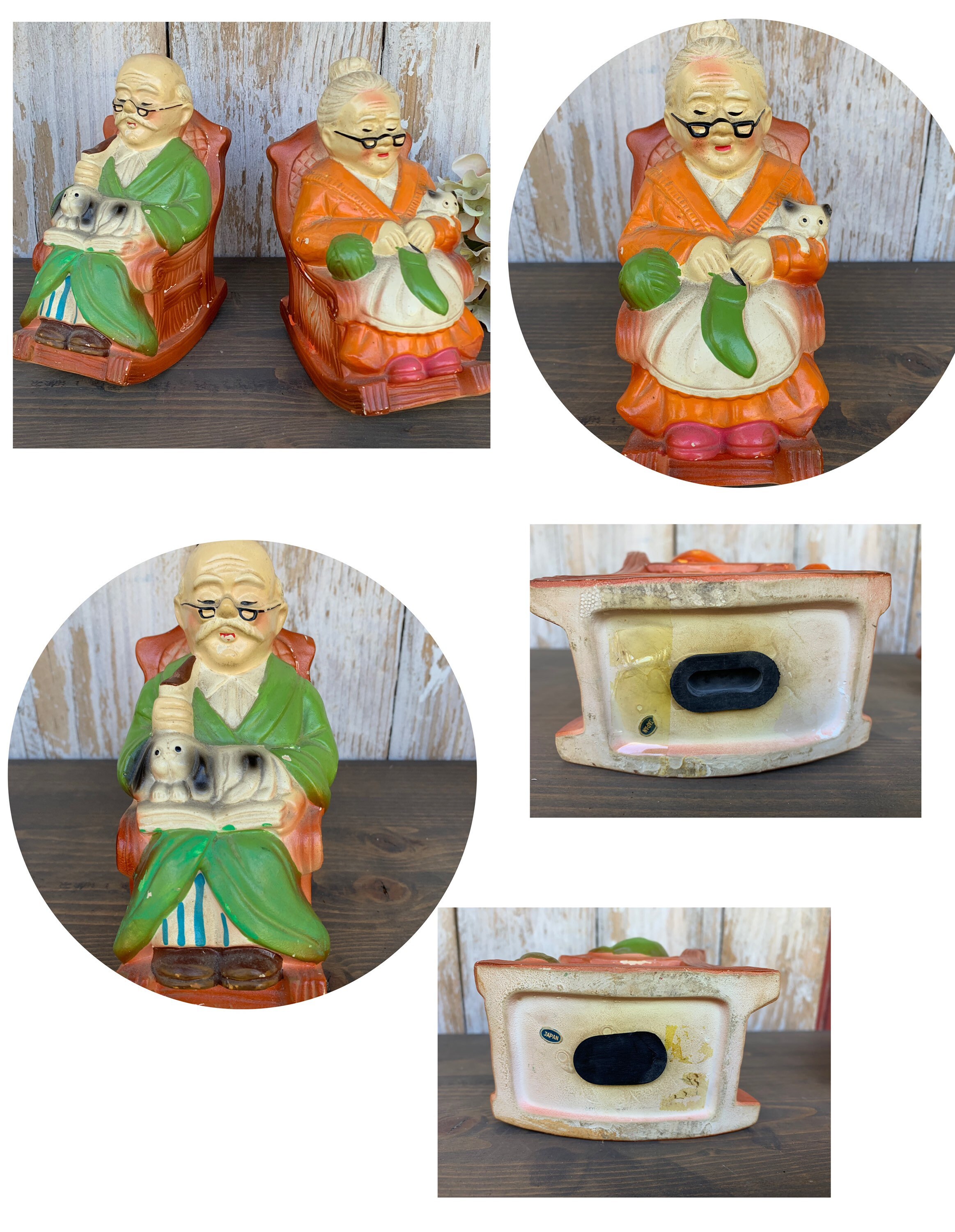 Alcancía vintage de abuela, alcancía de abuelo, alcancía japonesa - Etsy  México, image size:2326x3000