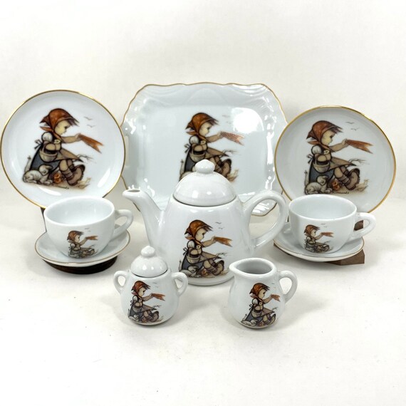 M. J. Hummel Tea Set, Miniature Tea Set Auf Wiedersehn Farewell Vintage  Goebel - Etsy