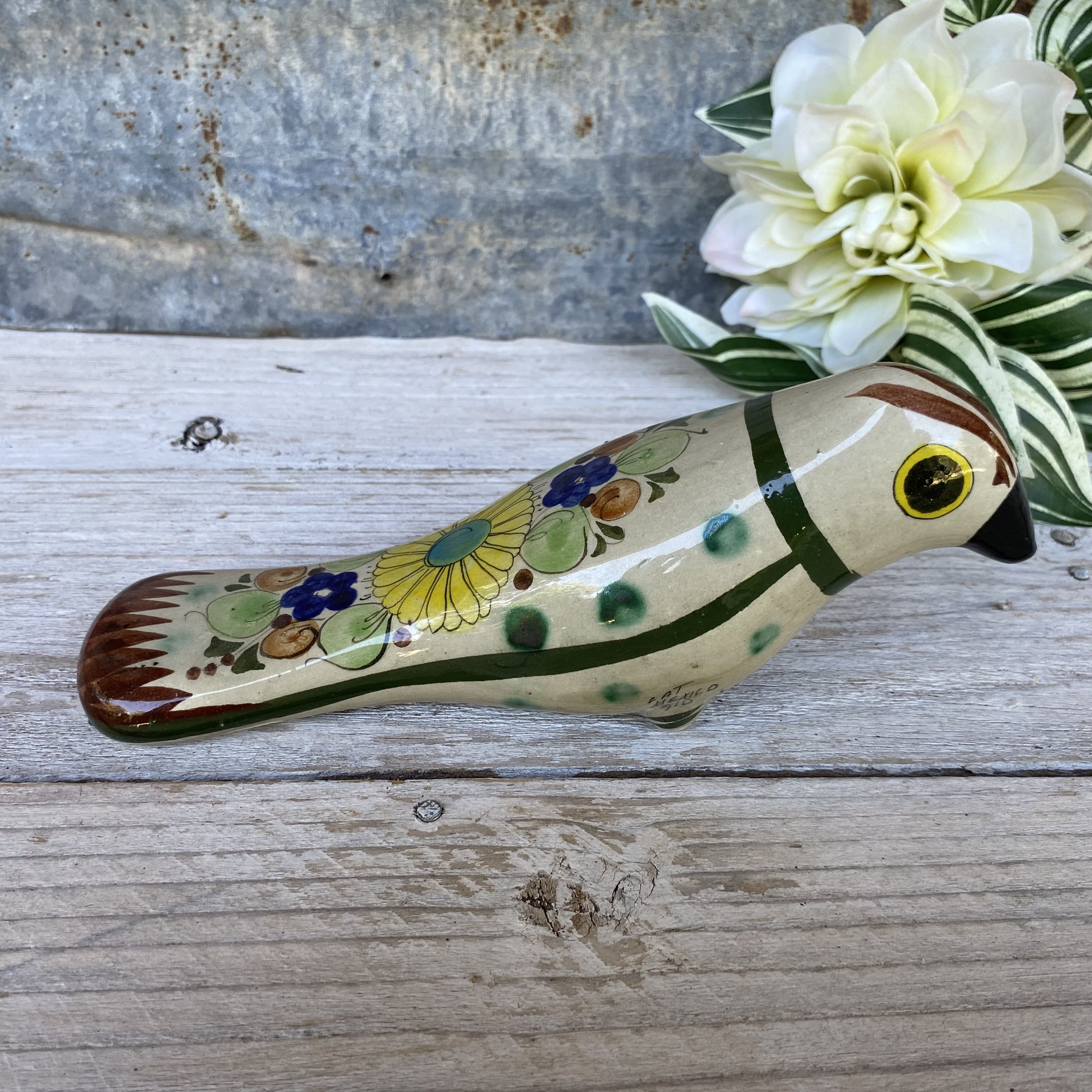 メキシコのトナラ陶器の鳥の置物、メキシコ製、ヴィンテージ - Etsy 日本