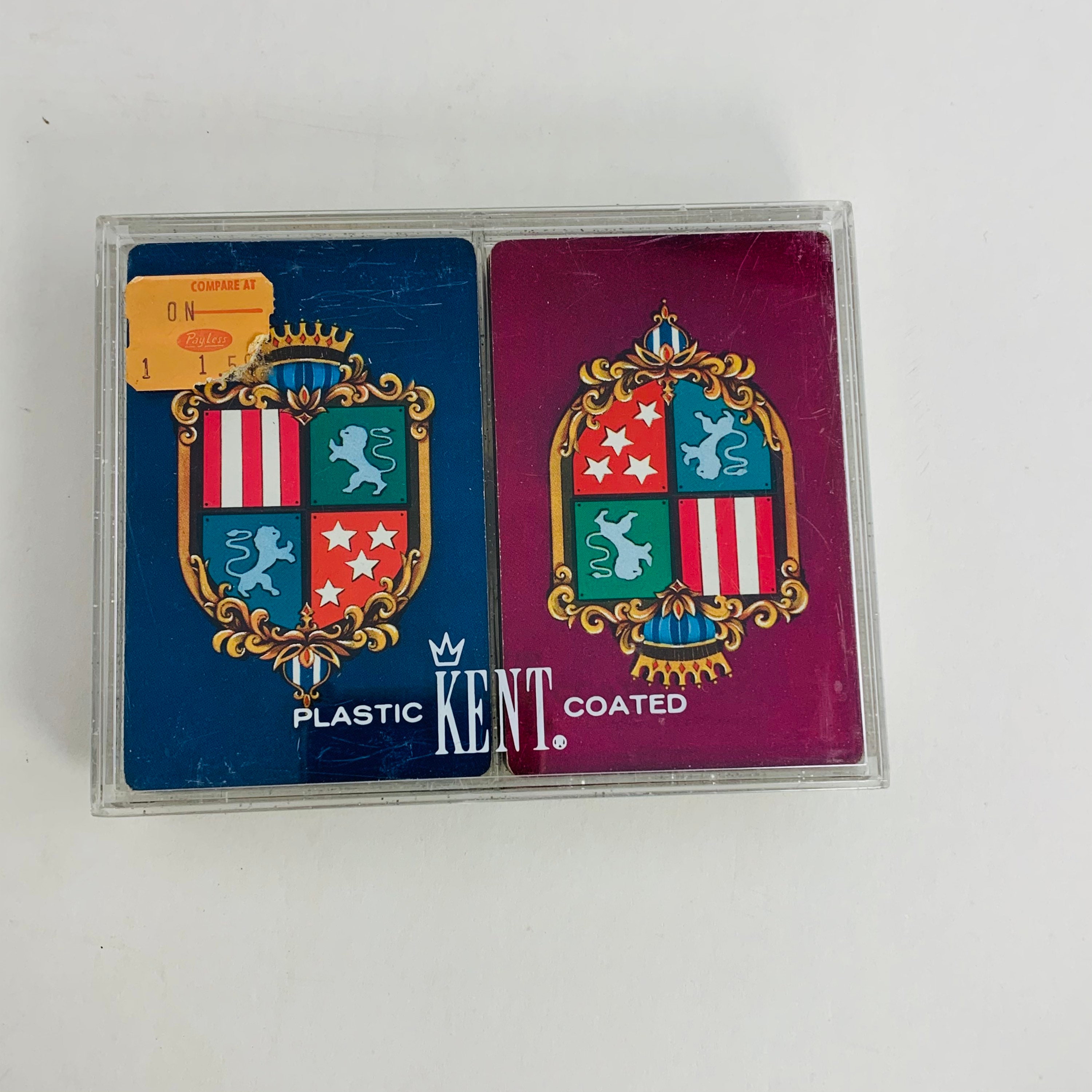 Kent Plastic Coated Playing Cards Nuvue Made in USA Etsy UK