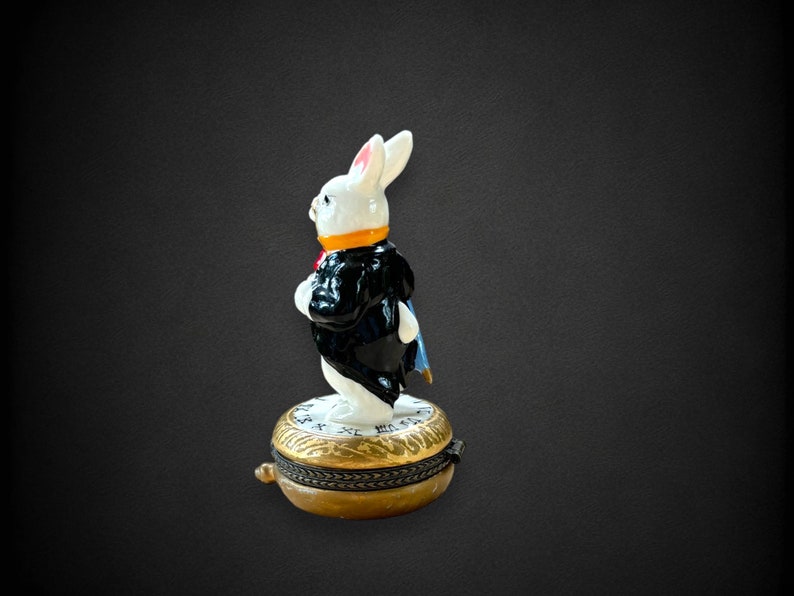 Alice in Wonderland Rabbit Trinket Box - Etsy