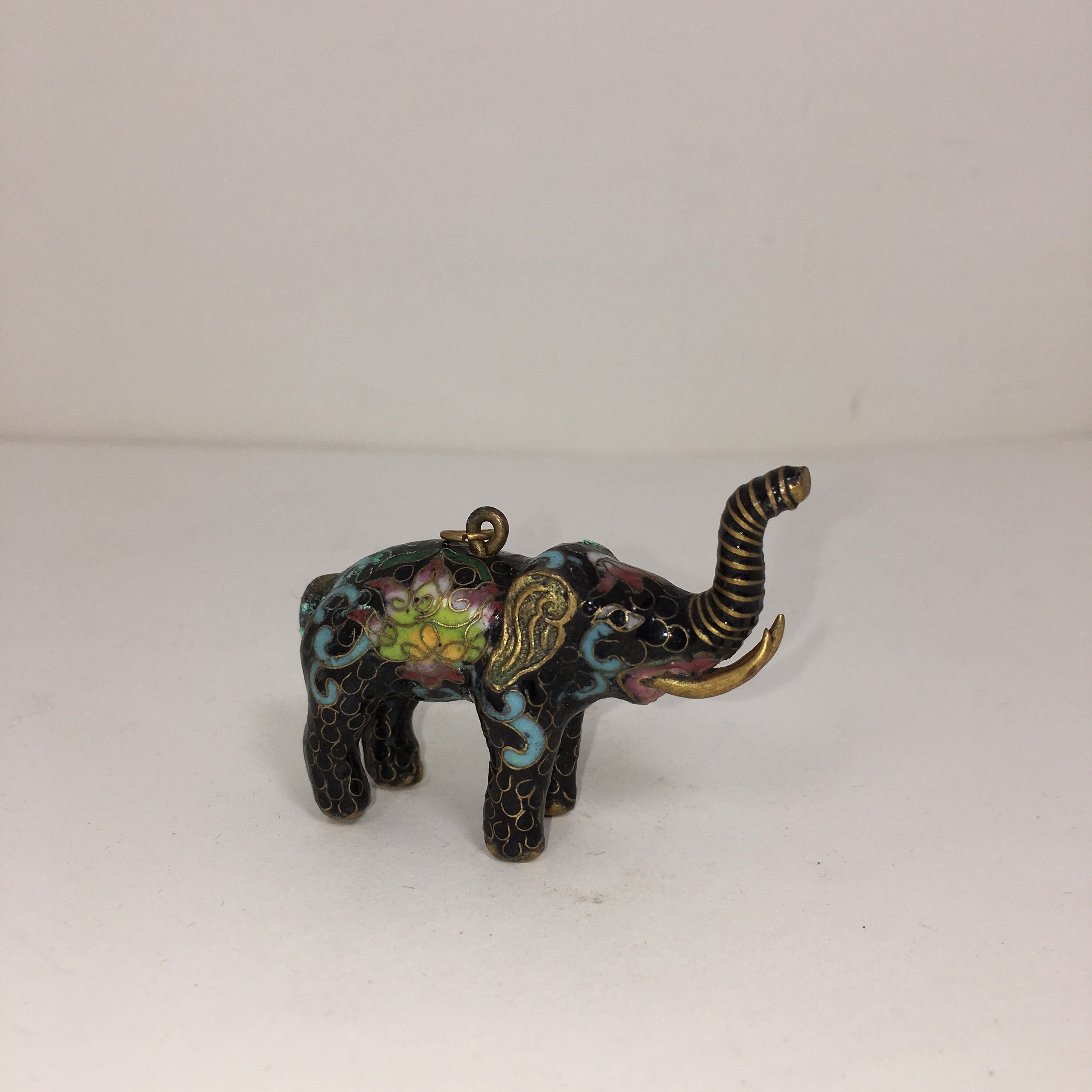 Vintage Elephant Pendant Good Luck Charm Etsy
