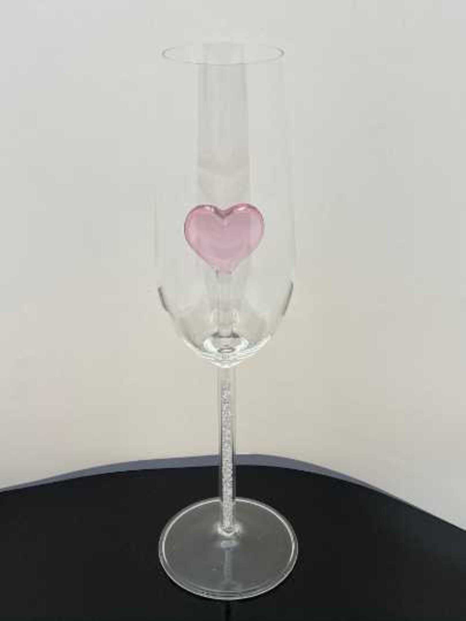 The Heart Champagne Flute™ Embellished With Swarovski Crystals Etsy