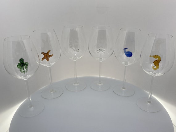 Shark wine glasses discount
