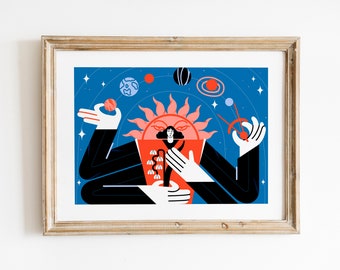 Copernicus - Original illustration print