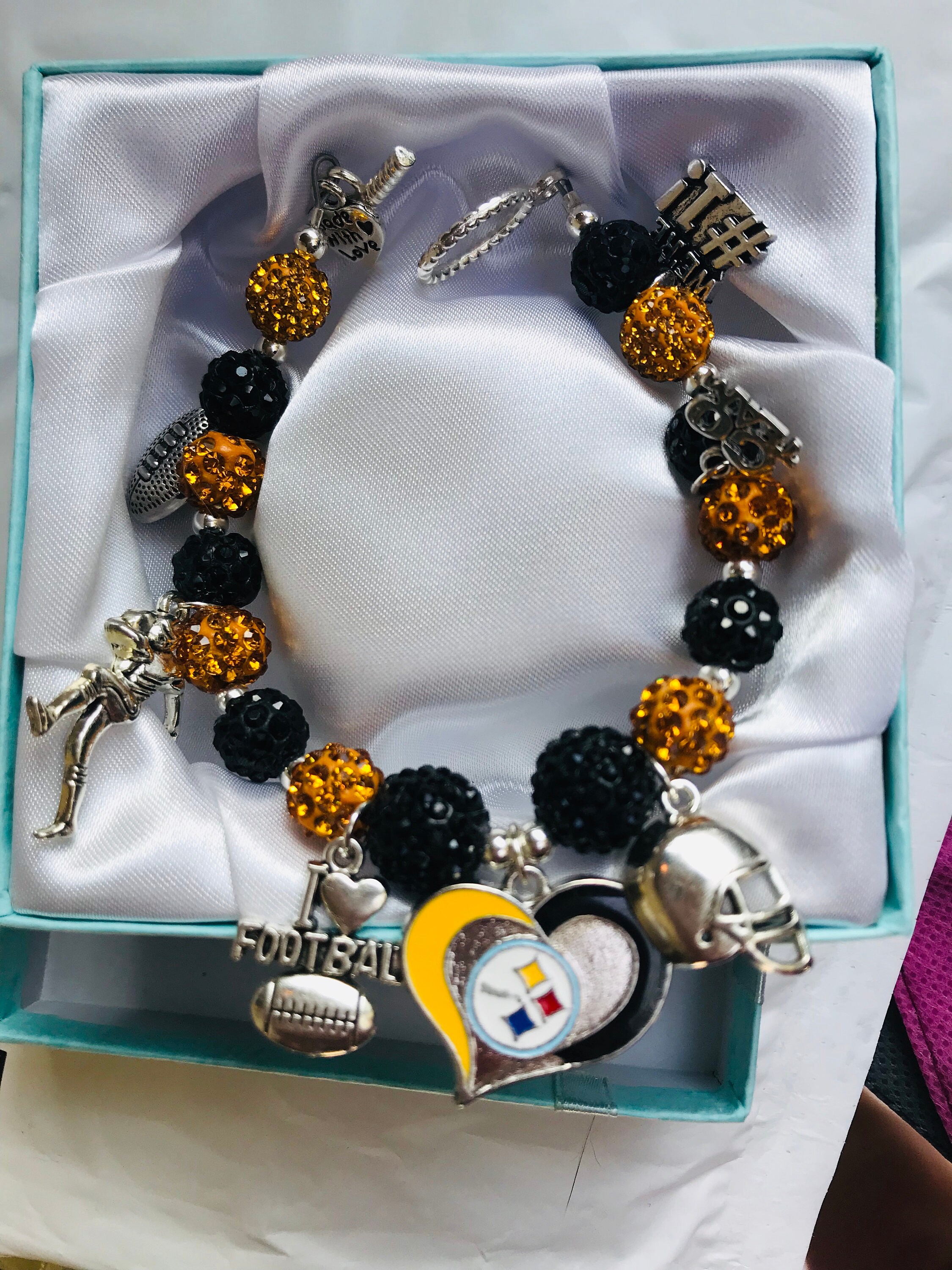 NFL Team Bracelets Etsy