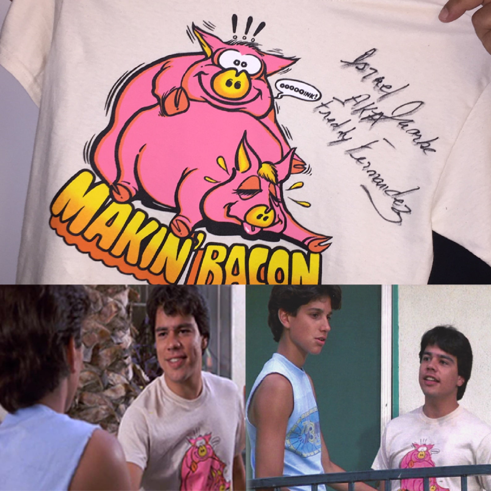 Original Freddy's Makin Bacon Tshirt From the Karate Kid Etsy