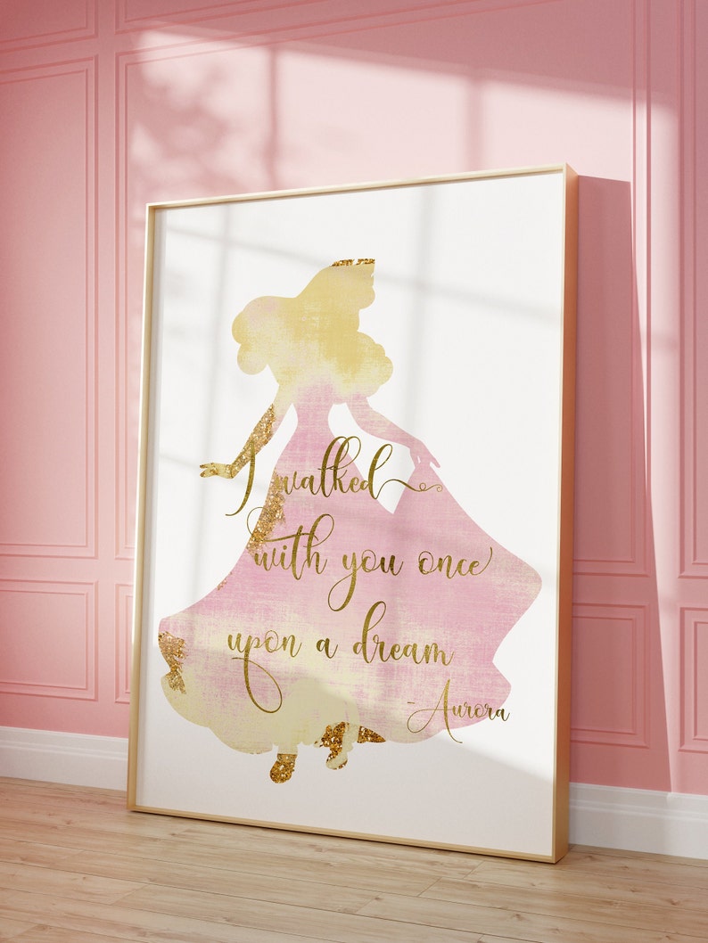 Princess Wall Art Princess Gallery Wall Wall Art Etsy