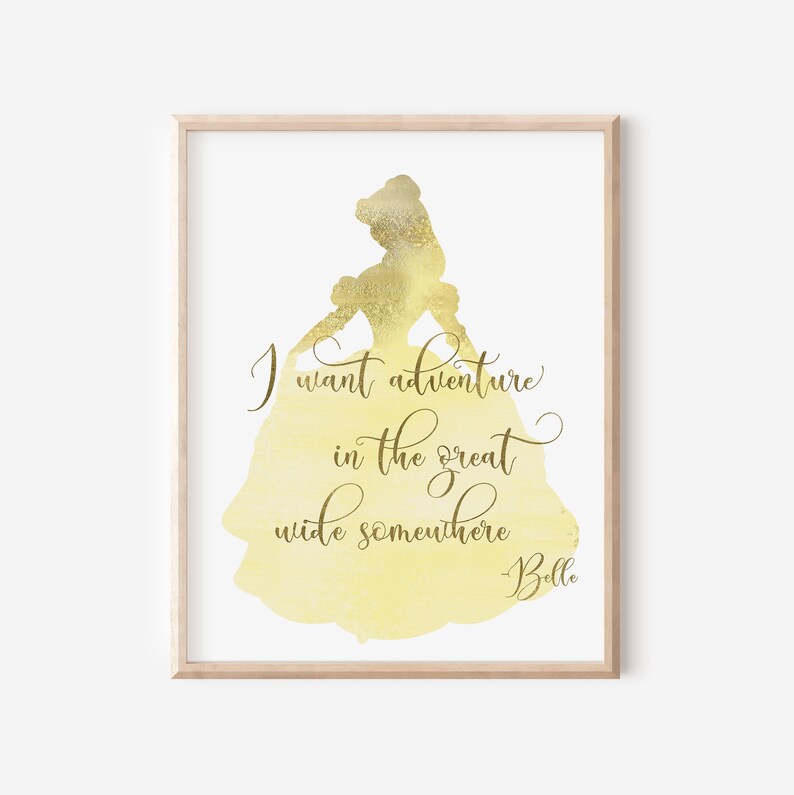 Princess Wall Art Princess Gallery Wall Wall Art Etsy