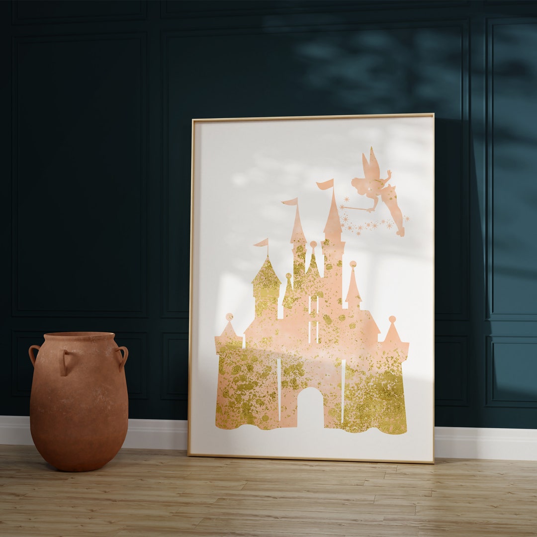 Princess Castle | Wall Art | Princess Nursery | Wall Decor | Digital ...