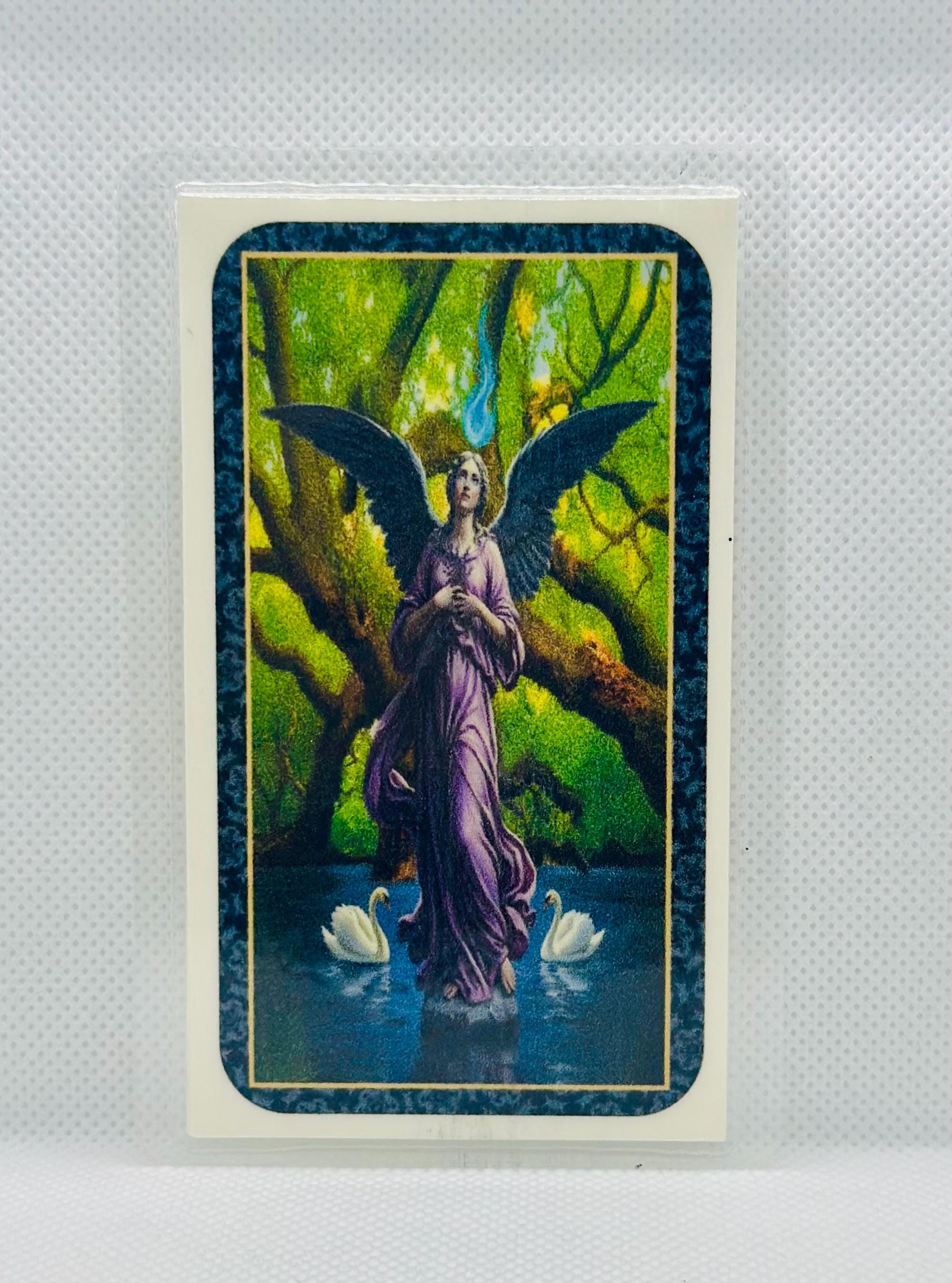 Archangel Sachiel Prayer Card for Prosperity, Abundance, and