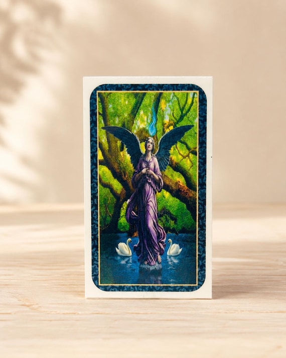 Archangel Sachiel Prayer Card for Prosperity, Abundance, and