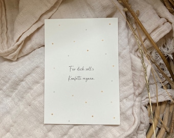 Happy birthday card / card girlfriend / card all the best