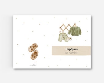 Vaccination card cover "Boho"