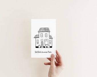 Card for moving in / congratulations card / moving in / moving / house / home