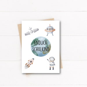 Carte d'inscription scolaire / carte écolier / carte de rentrée scolaire / carte de rentrée scolaire / carte de félicitations écolier