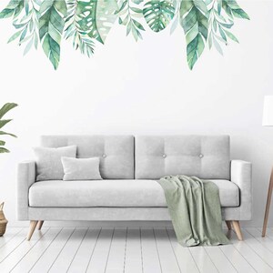 Tropical Forest Leaves Decal Set
