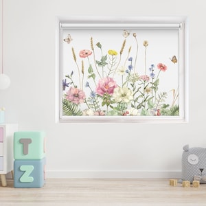 Wild Flower Light – Printed Roller Blind