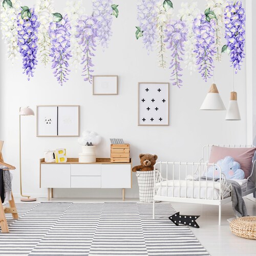 Cyclamen Flower Set Decal Vinyl Wall Decals Etsy