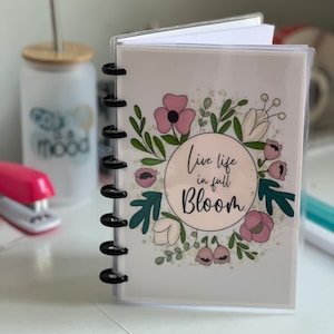 Full Bloom Journal// Diarios de media letra // Cuadernos // Flores// Patrones florales // Diarios de discos