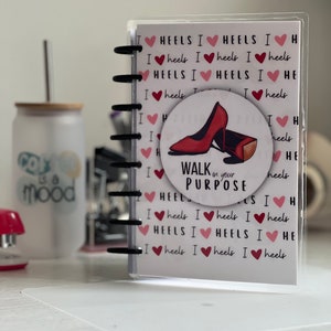 Walk in Journal|| Halbbuchstabe Journals || Notizhefte || Schuhliebhaber || Damen Pumps || Disc Journals