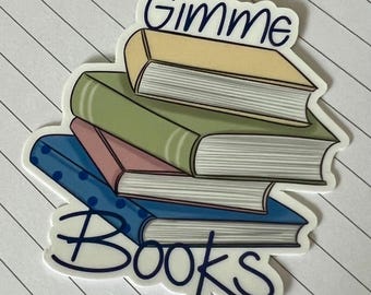 Gimme Books Journal Sticker