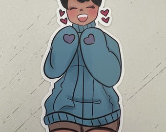 Junk Journal Sticker || Hand-drawn Anime|| Stationery