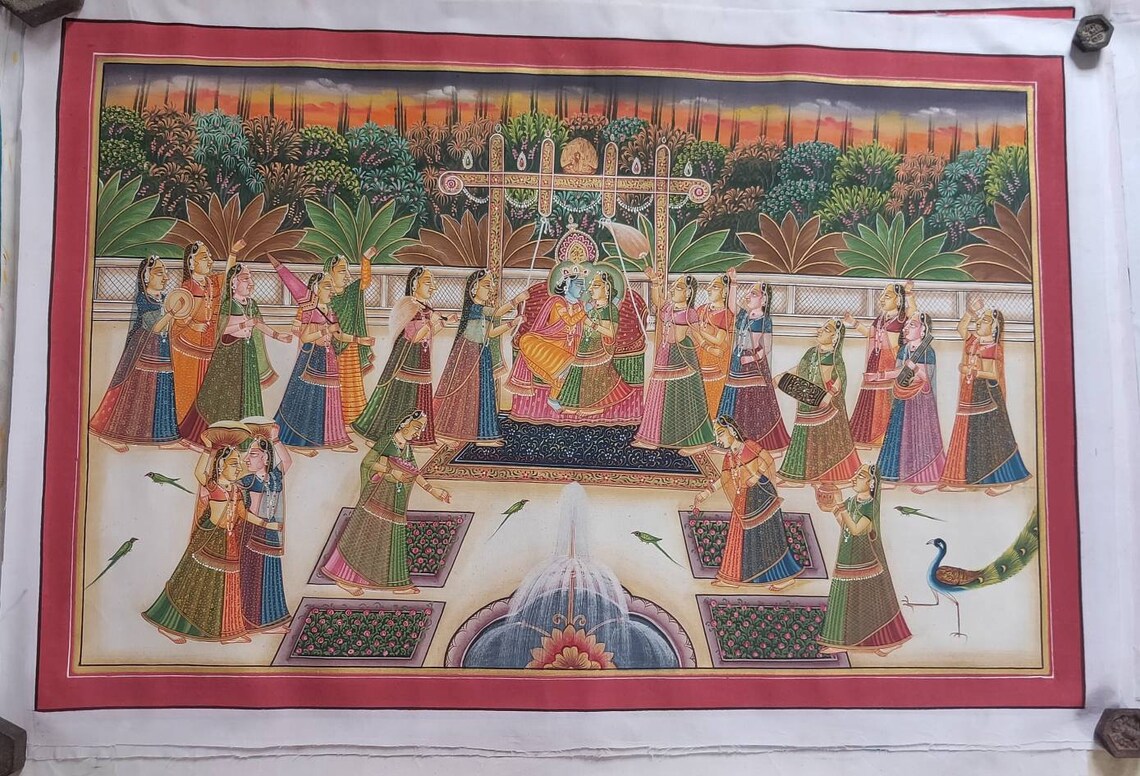 radha krishna painting for bedroom