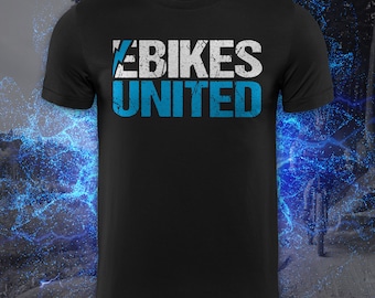 EBIKES UNITED unisex T-shirt van premium katoen